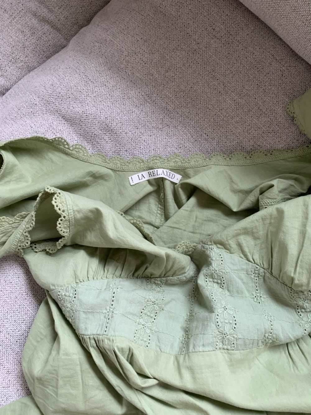 LA Relaxed Makinna Poplin Cotton Dress - Picture 6 of 14
